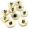 HARU Miscellaneous Goods Decorative Button Pearl Button g Plastic Button 19.5mm Plastic Button Resin Pearl Design Button (10)