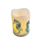 4” Shore Living LED Coastal Pillar Candle On/Off Switch