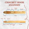 JubileeYarn Jumbo Birch Crochet Hook - US S (20mm)