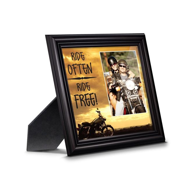 Ride Often, Ride Free Harley Davidson Motorcycle Picture Frame