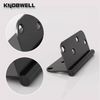 6 Pack Matte Black Door Hinges, 4 X 4 Inch Interior Door Hinges with 5/8" Radius
