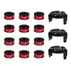 DEKOPRO String Trimmer Replacement Spool Line：12 Pcs 2mm Edger Replacement Spool Compatible, Includes 3 Pcs Spool Covers