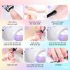 INPING Pastel Gel Nail Polish, 10 Color Spring Summer Nail Polishes Set Candy Macaroon Collection Required Soak Off UV/LED Lamp for Starter DIY Nail Art Salon Manicure Kit
