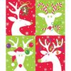 Caspari 15 x 18 cm Advent Card Reindeer