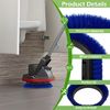 237058 Polypropylene Scrub Orbiter Brush for ORB550MC Orbiter Floor Machine, 10.5” Diameter, Blue