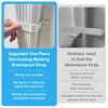 Downspout Strap 2x3 Leader Strap 2x3 4pcs (White)