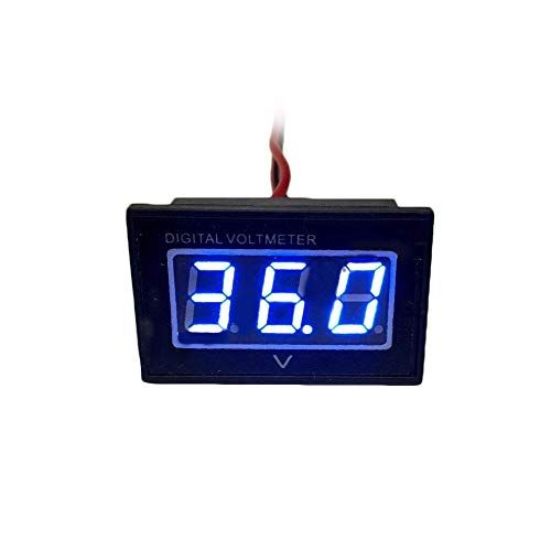 Automotive Authority LLC® 36V Golf Cart Digital Volt Meter Battery Gauge for Club Car EZGO Yamaha 36 Volts - Blue