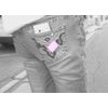 UV check mirror (with mobile strap) that changes color with UV strength. Portable compact mirror with UV sensor x 1