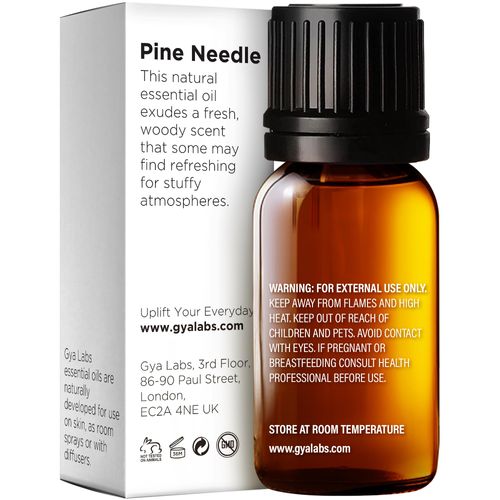 Gya Labs Pine Essential Oils for Diffuser - 0.34 Fl Oz - 100% Pure Natural Fall Pine Oil for Skin, Body Massages, Candle Making DIY - Fresh Woodsy Scent