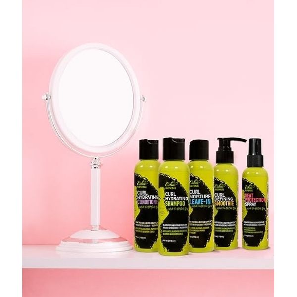 NEW (5) PC Esha Girl Natural Travel 4 oz Set 3C & 4C Hair & All Hair types VEGAN