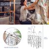 Drying Rack, 52 Clips Stainless Steel Laundry Drying Rack Folding Sock, Underwea
