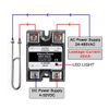Heschen Single Phase DC/AC Solid State Relay, SSR-50DA, Input 4-32VDC, Output 24-480VAC, 50A 50-60Hz