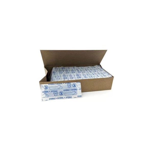 1" x 3" Blue Metal Detectable Bandage Cloth - Plastic 1300/CS (1 Case) MS-29215