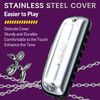 East Top 8 Hole Blues Harmonica, C Key Diatonic, Silver