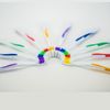 10x Toothbrushes Lot Pack Basic Manual Hand Plastic Travel Length Size White 7"