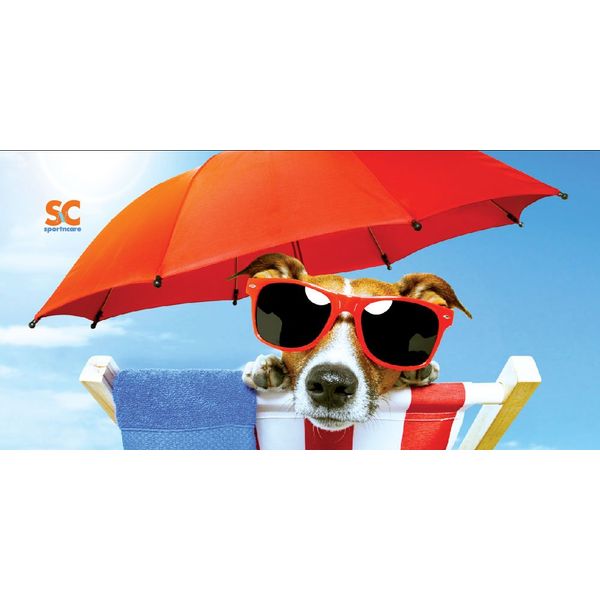 Sport N Care Beach Towel (Beach Dog) Beach Towel 32" X 60"