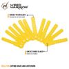 Weed Warrior Push-N-Load Nylon Replacement Blades for Push-N-Load Trimmer Head, 12 Count