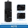 A ABSOPRO Power Window Switch No.AB3914540AB Front Right Driver Side Window Control Switch for Ford for Ranger 2012-2015 Black