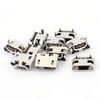 sourcingmap 10 Pcs 5 Pin PCB Mount Micro B USB Female SMT Connector Data Port