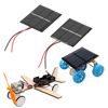 0.4W 1.5V 2Pcs Mini Small Solar Panel Module DIY Polysilicon Solar Cell 43x55mm Solar Panel Power Home DIY Project
