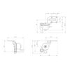 [Lek Mount] Cycle Computer Mount, 0.9 inch (23 mm) (Bell Kit, Socket Type) [Bell-Socket]