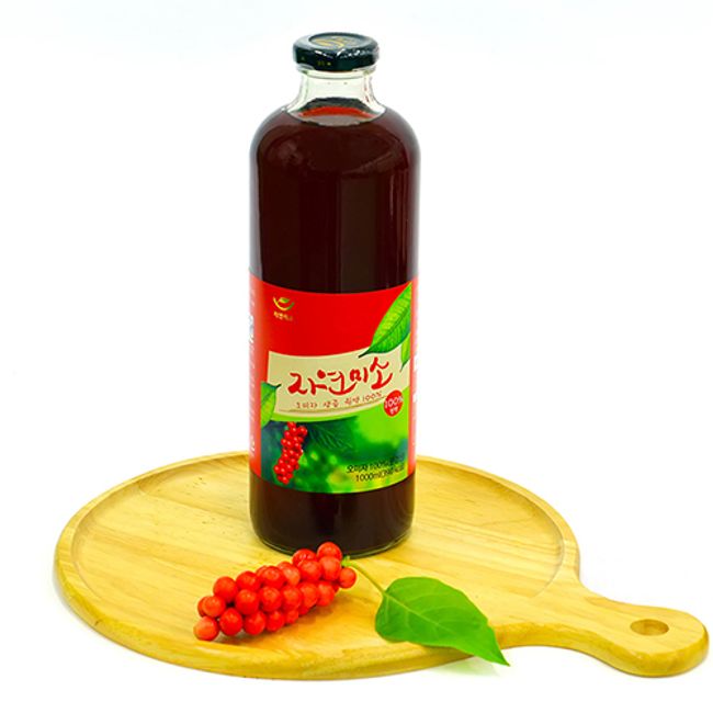 Natural Miso Schisandra chinensis extract 100% 1L 1 bottle Steamed Schisandra chinensis 100% without water and sugar Long tradition since 1996, 1000ml, 1ea