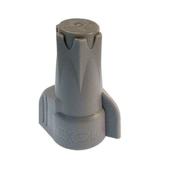 Gardner Bender 13-2H2 Hex-Lok Twist-On Wire Connectors, 14-6 AWG, Electrical Wire Nut, 250 pk, Grey