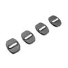 SpeedForm Door Lock Trim; Black Compatible for 21-25 Mustang Mach-E
