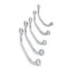 Dapetz ® Obstruction Ring Spanner Set C Shaped Half Moon Bend Shape CRV Steel