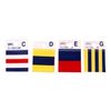 1" Mylar International Code Flag Letter Decal, Sticker (Letter X, Code Flag Letter)