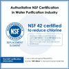 RV Inline Water Filters with 1 Flexible Hose Protector, NSF Certified, 2 Pack