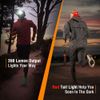 EverBrite Rechargeable LED Headlamp Red Green Light Tail Light 7 Lighting Modes