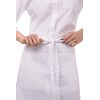 Chef Works Unisex Half Bistro Server Apron, White, One Size