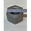 2-1/4" (4-1/2) Left Hand Heavy Hex Nuts Steel Reverse Thread USA Large 2.25" 