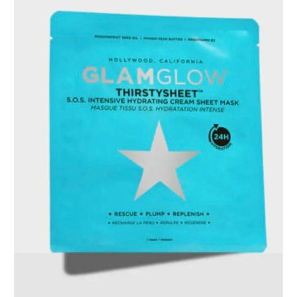 Glam Glow Thirsty sheet S.O.S. Intensive Hydrating Cream Sheet - 1 Sheet