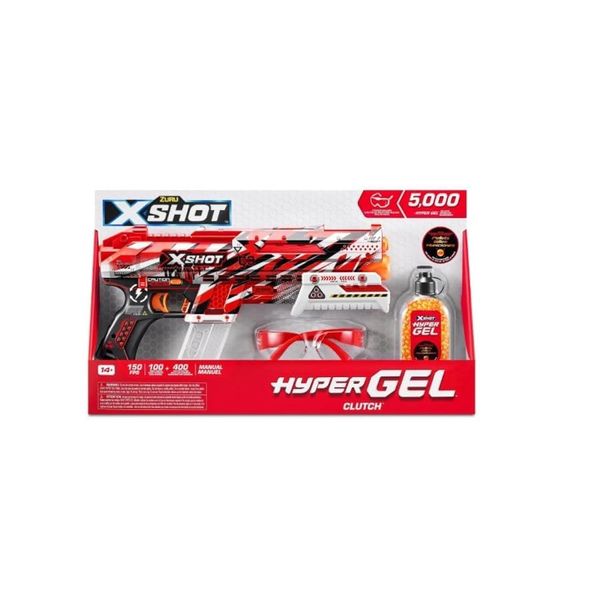 ZURU X-Shot Hyper Gel Clutch Blaster(5,000) for Age 14+