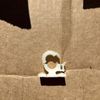 100pcs Cable Clip, C-Type, Natural Adhesive, 1”