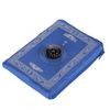 Pocket Travel Foldable Portable Waterproof Prayer Mat with Compass Blue