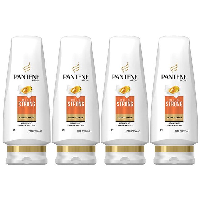 Pack of 4 New Pantene Pro-V Full & Strong Conditioner, 12 fl oz