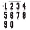 Magfok Iron on Numbers Pink 3 Inch Transfer, 4 Sheets (Pink)