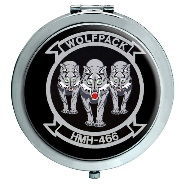 HMH-466 Wolfpack Squadron USM Compact Mirror
