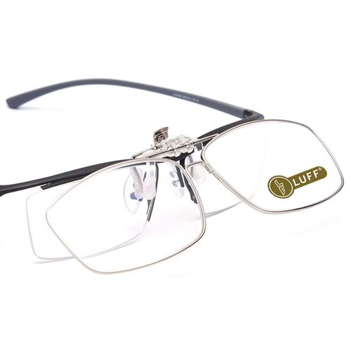 LUFF Reading Glasses Clip Magnifying Glass Portable Clips, Suitable For A Variety Of Glasses (0.0X)