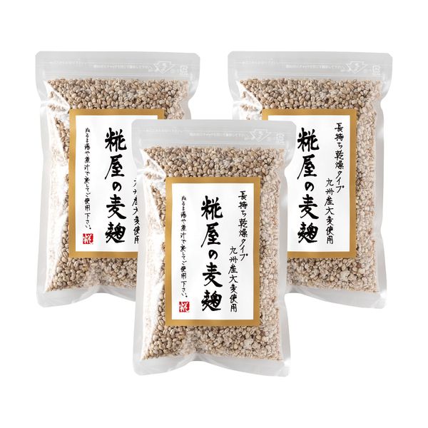 Kojiya Honten Dried Barley Koji (Kyushu Barley Koji), 12.3 oz (350 g), 17.6 oz (500 g) x Set of 3