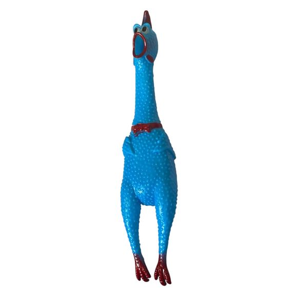 Squeaky Dog Toy, Chicken Design, Random Colours, Single Piece