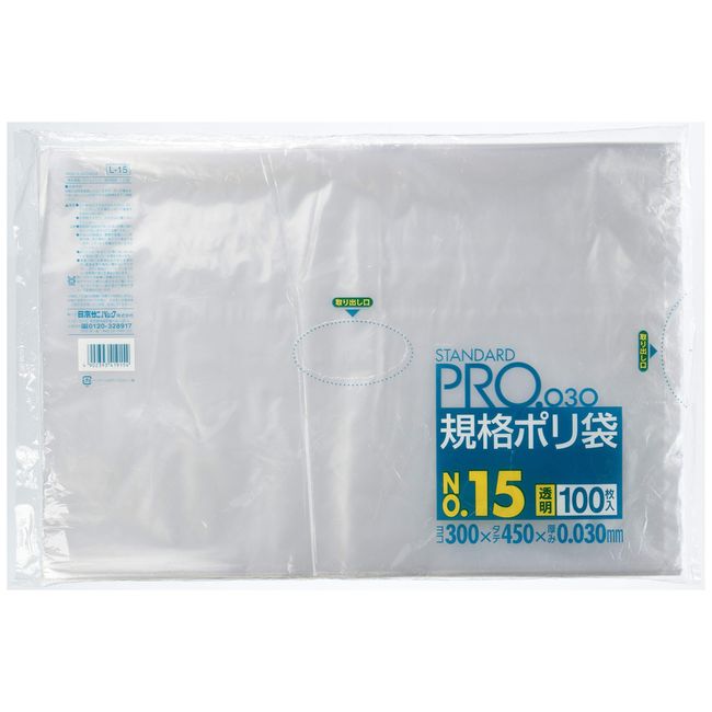 Standard Poly Bag Transparent 100 Pcs.