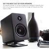Kanto S2 Desktop Speaker Stands - 2 Pack - Vertical Tilt - Steel (Black)