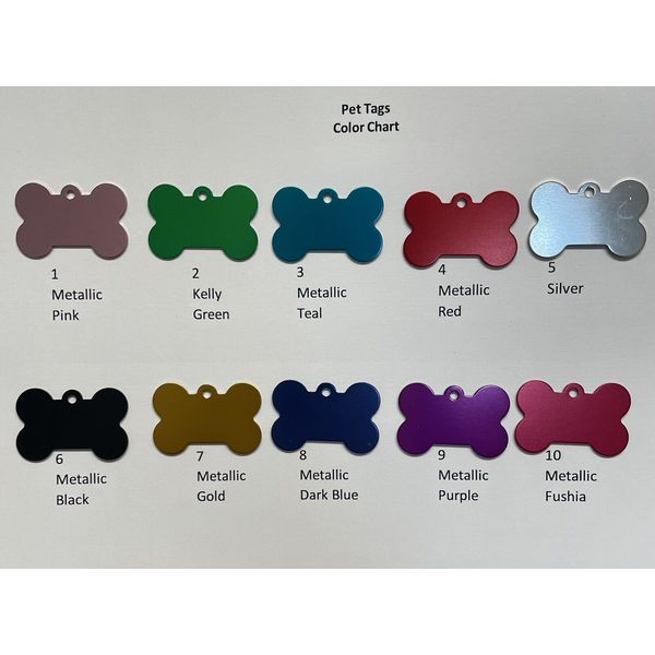Laser Engraved Pet Name Tag