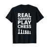 T-Shirt with German Text "Echte Gamer Spiele", black