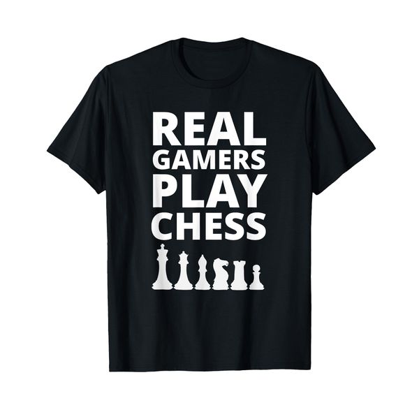 T-Shirt with German Text "Echte Gamer Spiele", black