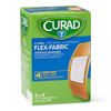 Curad Flex-Fabric Adhesive Bandages with Stretch to Conform to Wounds, 2 x 4 Inches, (50 Count)